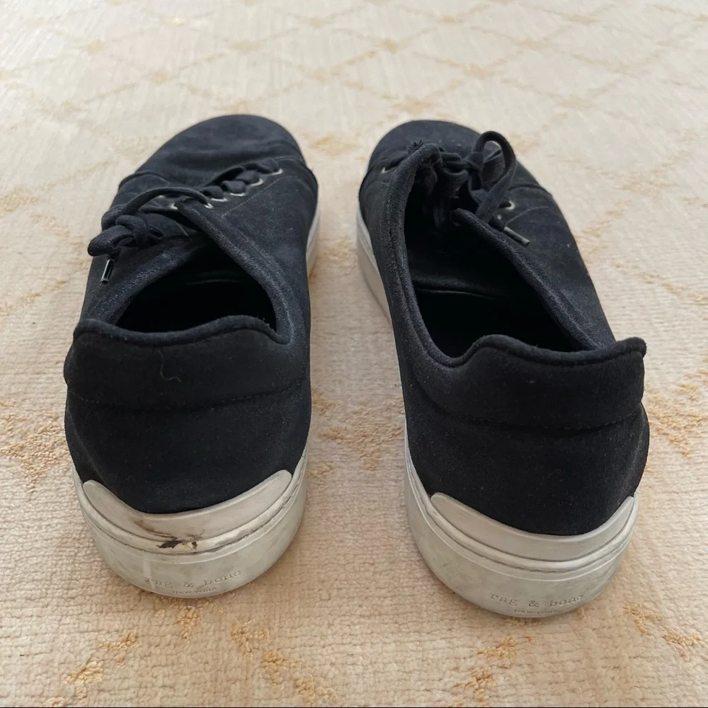 Rag And Bone Men’s Black Suede Sneakers - Picture 9 of 10